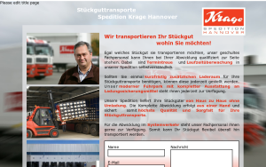 Stückguttransporte - Spedition Krage Hannover